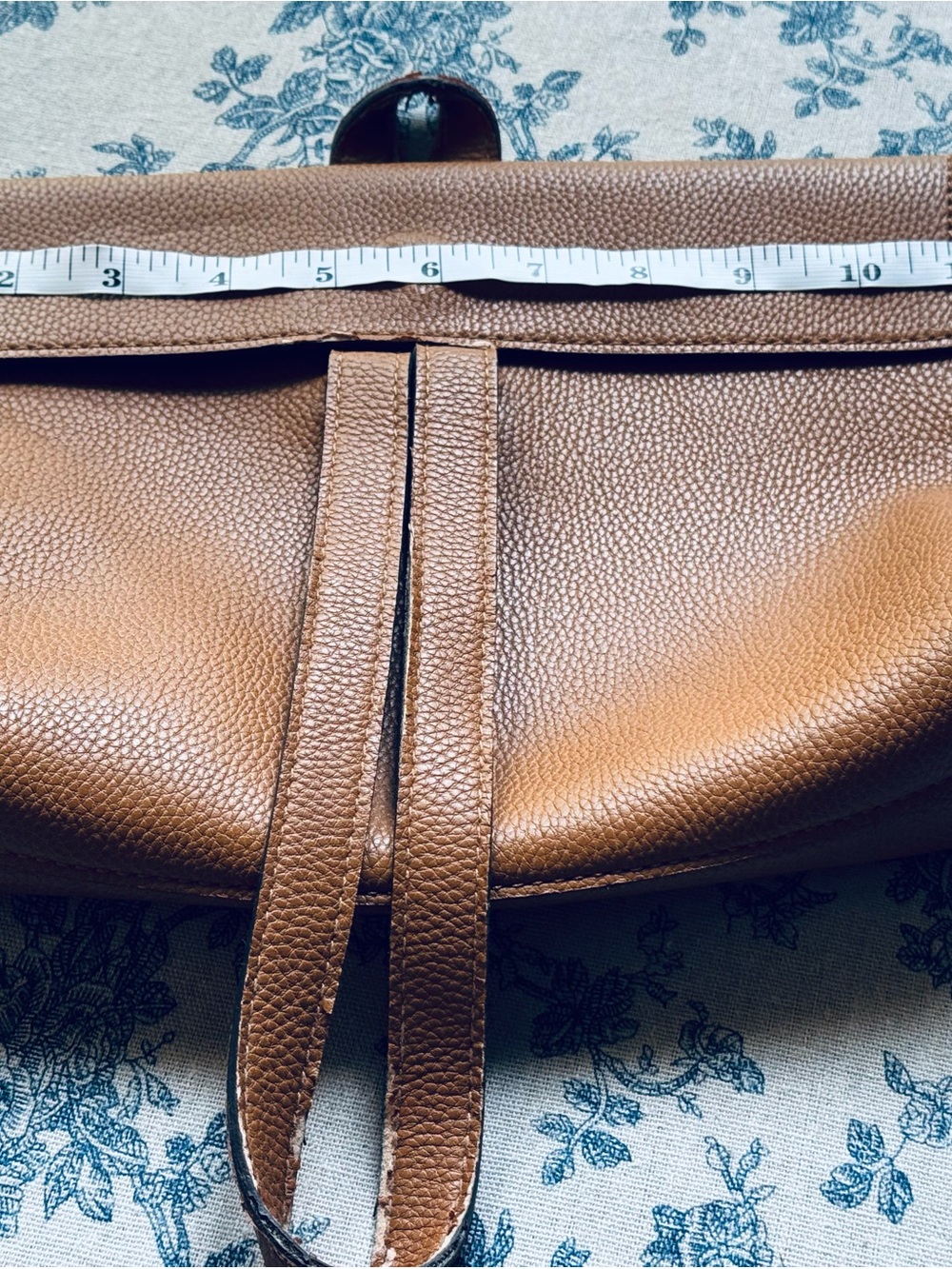 Free People Brown Pebbled Leather Clutch - Picture 6 of 14